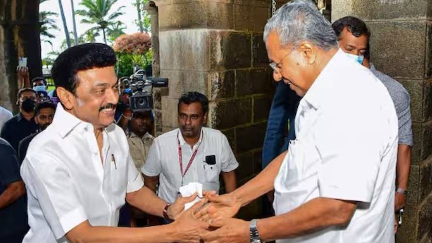 ലോക്സഭാ മണ്ഡല പുനർനിർണയം; കേന്ദ്രത്തിനെതിരെ പ്രതിഷേധവുമായി തമിഴ്നാട്, മുഖ്യമന്ത്രി പിണറായി വിജയൻ ചെന്നൈയിൽ