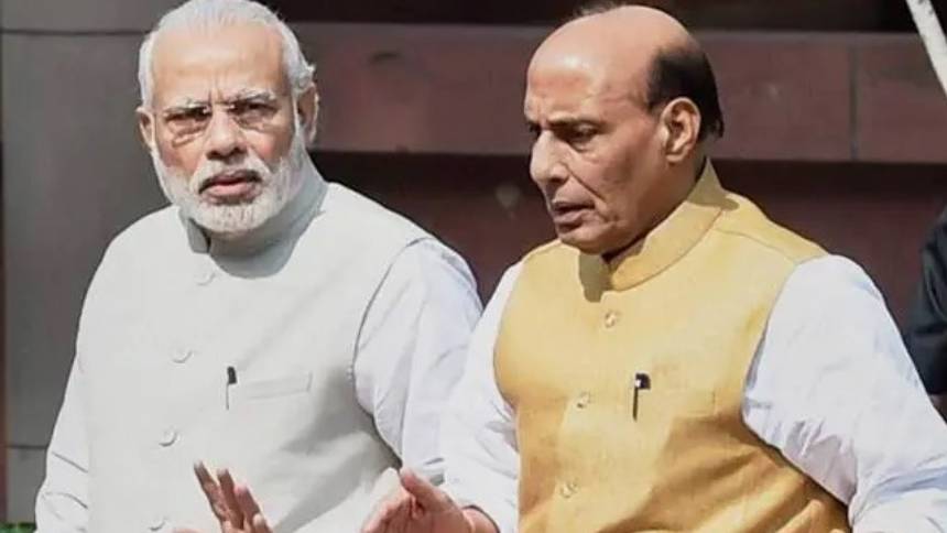 പഹൽ​ഗാം ഭീകരാക്രമണം; പ്രതിരോധമന്ത്രി രാജ്നാഥ് സിങ് പ്രധാനമന്ത്രി നരേന്ദ്ര മോദിയുമായി കൂടിക്കാഴ്ച നടത്തി