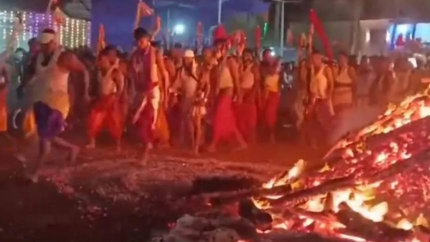 ഗോവയിലെ ക്ഷേത്രോത്സവത്തിനിടെ തിക്കിലും തിരക്കിലുംപെട്ട് 6 പേർ മരിച്ചു