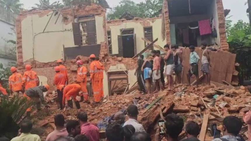 കൊടകരയിൽ പഴയ കെട്ടിടം ഇടിഞ്ഞുവീണ് മൂന്ന് ഇതര സംസ്ഥാന തൊഴിലാളികൾ മരിച്ചു