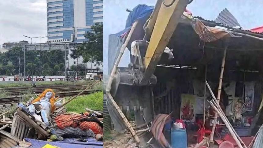 ബംഗ്ലാദേശിൽ ഹിന്ദു ക്ഷേത്രം പൊളിച്ചുമാറ്റി; പ്രതിഷേധം, അപലപിച്ച് ഇന്ത്യ