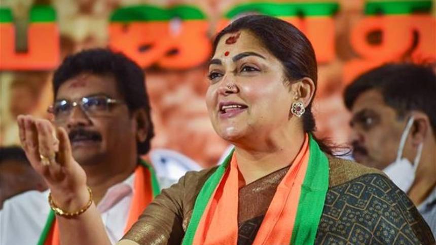നടി ഖുഷ്ബു സുന്ദറിന് പുതിയ ചുമതല; തമിഴ്നാട് ബിജെപി വൈസ് പ്രസിഡന്റായി നിയമിച്ചു