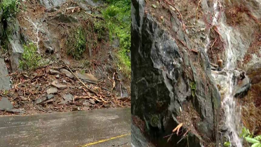 താമരശ്ശേരി ചുരത്തിലെ മണ്ണിടിച്ചിൽ; ചെറുവാഹനങ്ങൾ ഒറ്റവരിയായി കടത്തിവിടും, പരിശോധന നടത്തി കളക്ടർ